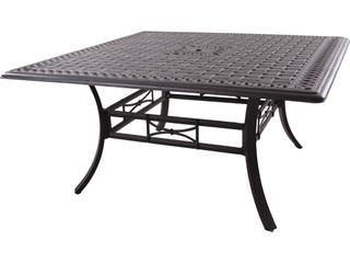 Darlee Outdoor Living Mountain View Cast Aluminum 9- Piece Counter Height Dining Set with Square Counter Height Dining Table in Antique Bronze