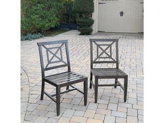 Darlee Outdoor Living Atlantis Aluminum 6-Piece Patio Dining Set with 61.5 feet' Square Table
