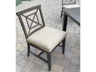 Darlee Outdoor Living Atlantis Aluminum 6-Piece Patio Dining Set with 70" x 41.7" Rectangular Table