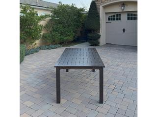 Darlee Outdoor Living Atlantis Aluminum 6-Piece Patio Dining Set with 70" x 41.7" Rectangular Table