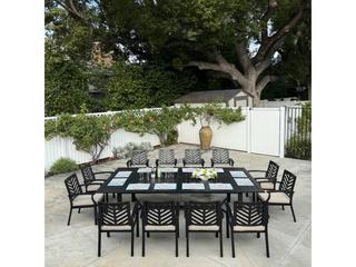 Darlee Outdoor Living Palm Springs Antique Bronze Aluminum Dining Set