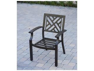 Darlee Outdoor Living Brooklyn Aluminum Multibrown 7 Piece Dining Set