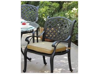 Darlee Outdoor Living Standard Nassau Cast Aluminum Antique Bronze 7 Piece Dining Set