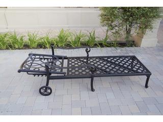 Darlee Outdoor Living Santa Monica Cast Aluminum Antique Bronze 3 Piece Lounge Set