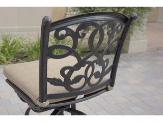 Darlee Outdoor Living Santa Monica Cast Aluminum Antique Bronze 5 Piece Counter Set