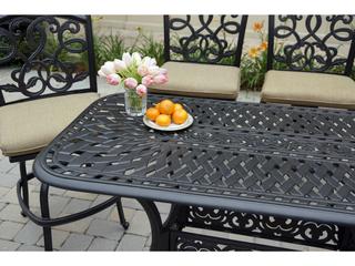 Darlee Outdoor Living Santa Monica Cast Aluminum Antique Bronze 5 Piece Counter Set