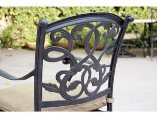Darlee Outdoor Living Santa Monica Cast Aluminum Antique Bronze 5 Piece Bar Set