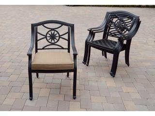 Darlee Outdoor LivingT en Star Cast Aluminum 11-Piece Outdoor Dining Set