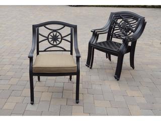Darlee Outdoor Living Ten Star Antique Bronze Cast Aluminum Dining Set