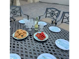 Darlee Outdoor Living Ten Star Cast Aluminum 9-Piece Outdoor Dining Set