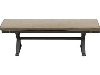 Darlee Outdoor Living Brooklyn Aluminum Multibrown 6 Piece Dining Set with 67''W x 39''D Rectangular Dining Table
