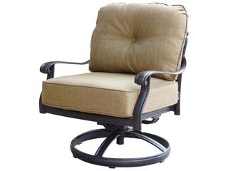 Darlee Outdoor Living Elisabeth Cast Aluminum Antique Bronze 3 Piece Lounge Set