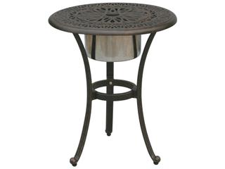 Darlee Outdoor Living Elisabeth Cast Aluminum Antique Bronze 3 Piece Lounge Set