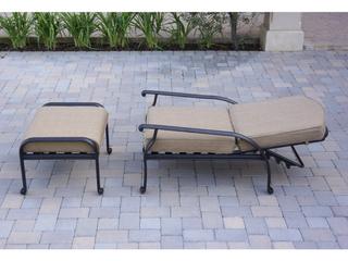 Darlee Outdoor Living Elisabeth Cast Aluminum Antique Bronze 5 Piece Lounge Set