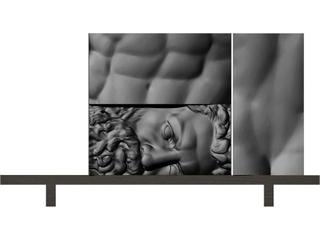 Driade Ercole E Afrodite By Lab 80" Oak Wood Sideboard