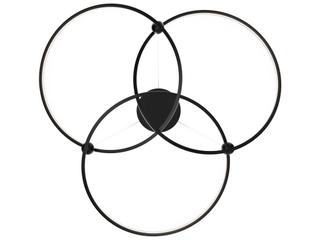 dweLED by WAC Lighting Sidewinder 3-Light Black Chandelier