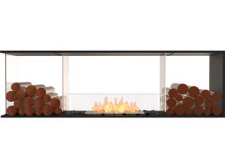 73.7" — Flex Fireboxes - Peninsula Fireplace