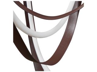 Thesis Ayers 3-Light Champagne Gold Black Brown Linear Chandelier
