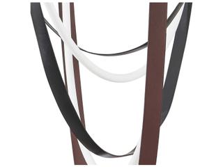 Thesis Ayers 3-Light Champagne Gold Black Brown Linear Chandelier