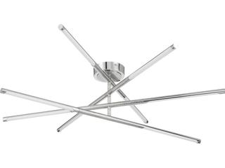 Thesis Overture 8-Light Polished Nickel Linear Chandelier
