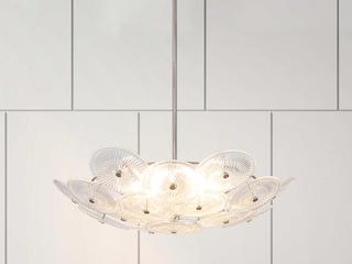 Thesis Avril 6-Light Forged Bronze Chandelier