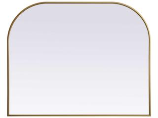 Elegant Lighting Blaire Brass Arch Wall Mirror