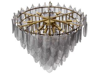 Eichholtz Verbier L Light Brushed Brass Chandelier