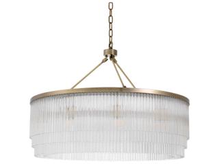 Eichholtz Hector L Light Brushed Brass Chandelier