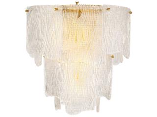 Eichholtz Asinara S Clear Textured Glass Chandelier