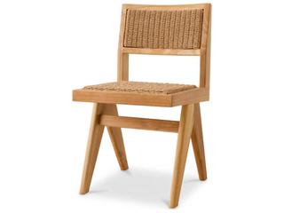 Natural Teak Weave Dining Chair