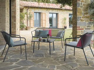 EMU Darwin Steel Metal Outdoor Patio Lounge Set
