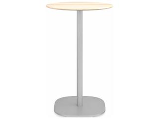 Emeco By Jasper Morrison Round Outdoor Patio Counter Table with Flat Base