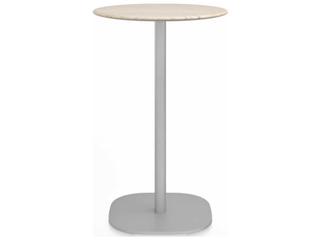 Emeco By Jasper Morrison Round Outdoor Patio Counter Table with Flat Base