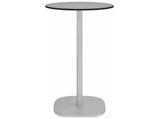 Emeco By Jasper Morrison Round Outdoor Patio Counter Table with Flat Base