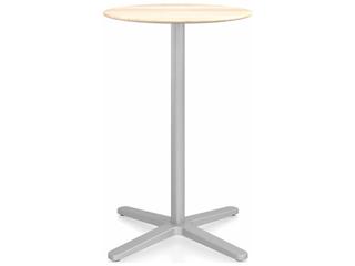 Emeco By Jasper Morrison Round Patio Counter Table with X-Base