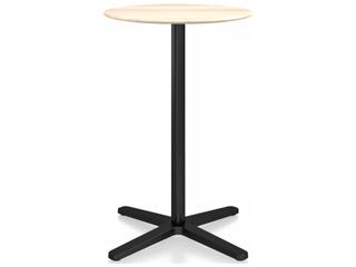 Emeco By Jasper Morrison Round Patio Counter Table with X-Base