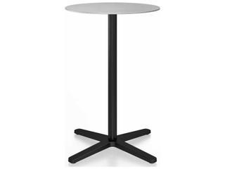 Emeco By Jasper Morrison Round Patio Counter Table with X-Base