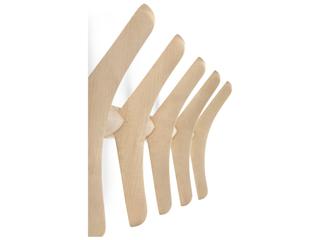 Ethnicraft Pi Wall Coat Rack Varnished Sycamore