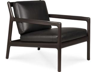Ethnicraft Jack Mahogany Dark Brown Lounge Chair