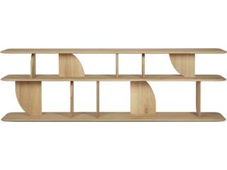 Ethnicraft Geometric Oak Sofa Console