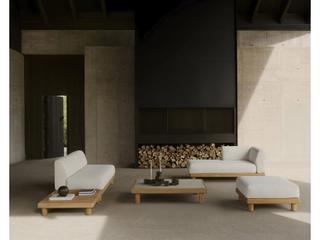 Ethnicraft Outdoor Monocle Sectional Lounge Set