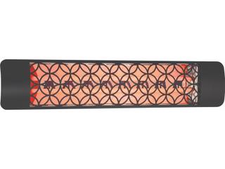 Eurofase Heating 4000 Watt Electric Infrared Dual Element Outdoor Patio Heater Decor Plate Clover 208V