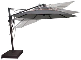 Treasure Garden Quick Ship AKZP 11 Foot Octagon Crank Lift Tilt and Lock Cantilever