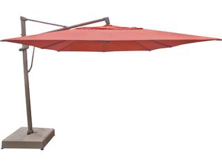 Treasure Garden Special Order Sunbrella AKZ PLUS 10 x 13 Foot Rectangular Infinite Tilt and Lock Cantilever