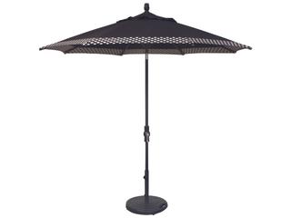 Treasure Garden Quick Ship Market Aluminum 9 Foot Octagon Collar Tilt Crank Lift Patio Umbrella
