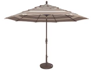 Treasure Garden Special Order Sunbrella Market Aluminum 11 Foot Octagon Collar Tilt Crank Lift Outdoor Patio Umbrella