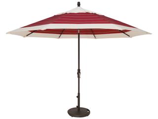 Treasure Garden Special Order Sunbrella Market Aluminum 11 Foot Octagon Collar Tilt Crank Lift Outdoor Patio Umbrella