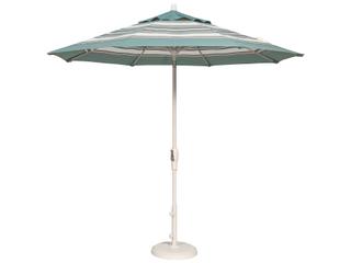 Treasure Garden Market Aluminum 9 Foot Octagon Auto Tilt Crank Lift Outdoor Umbrella