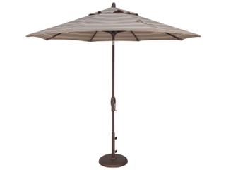 Treasure Garden Special Order Sunbrella Market Aluminum 9 Foot Octagon Auto Tilt Crank Lift Outdoor Patio Umbrella