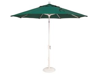 Treasure Garden Market Aluminum 9 Foot Crank Lift Push Button Tilt Outdoor Patio Umbrella